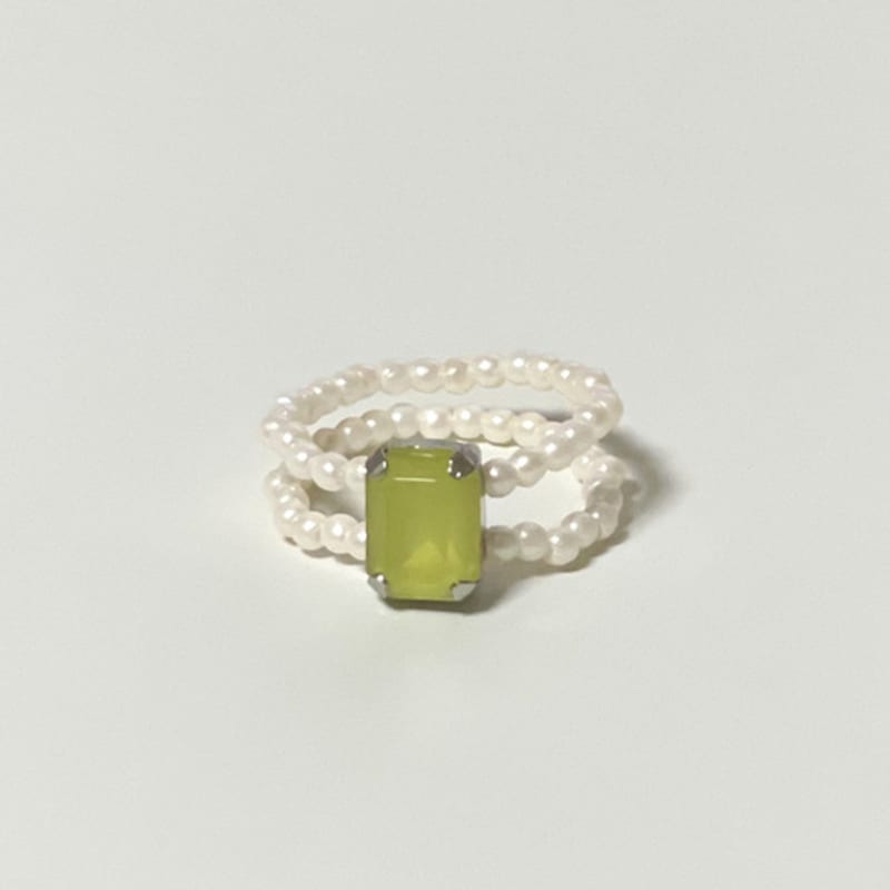 A Little Tickle Winter Garden Lime Ring