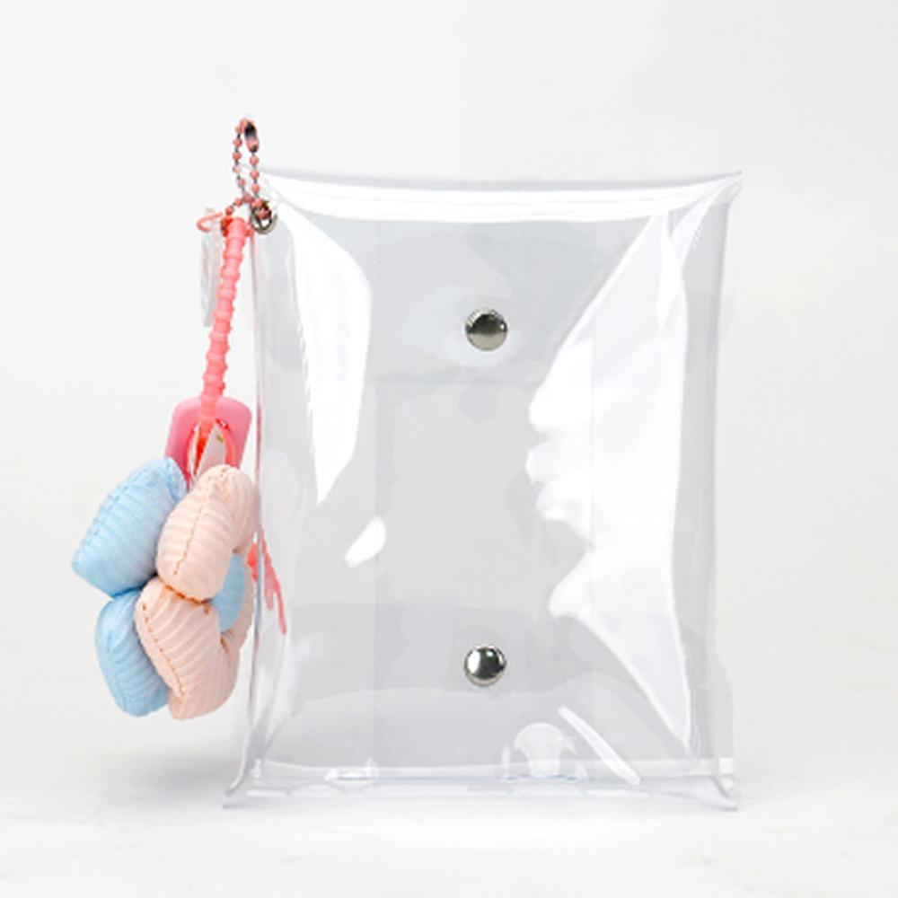 Flower Keychain Doll Storage Pouch Display Outdoor Doll Display Bag Clear Outdoor Doll Bag  Outdoor