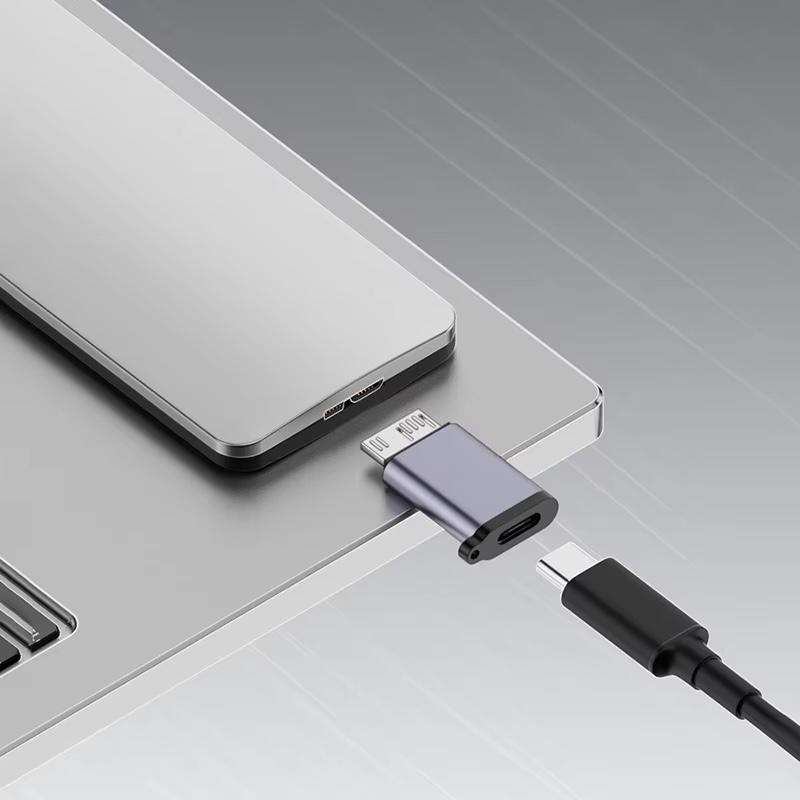 Micro B USB C 3.0 Male To Type C Female Adapter Type-C USB3.0 Micro B Connector for External Hard Drive Disk HDD Cable Adapter