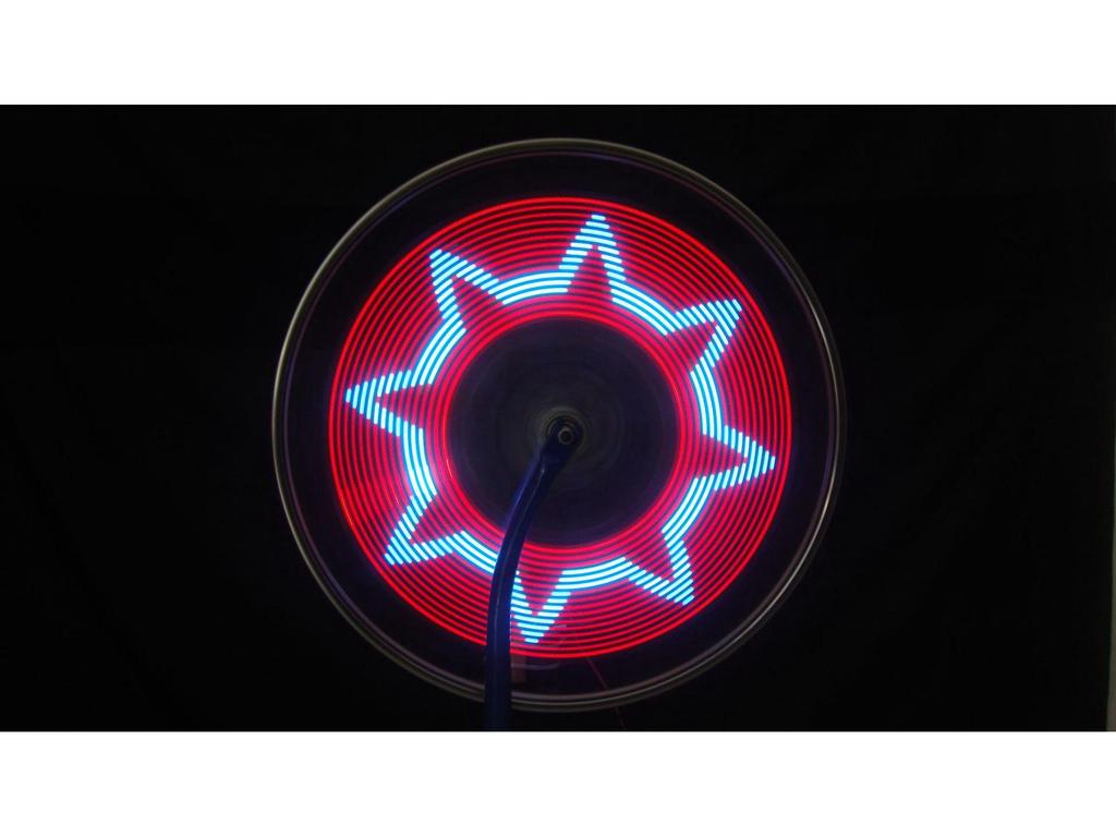 32-Licht Bunte Fahrradspeichen- & Rücklichter für Kinder-Nachtfahrten auf Mountainbikes oder Fixies