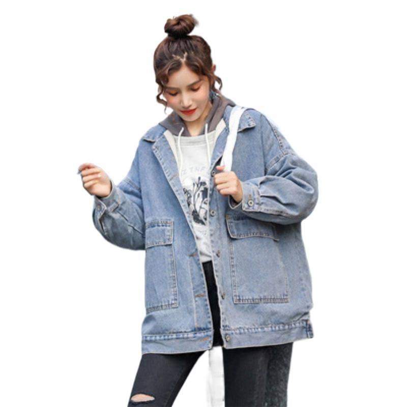 

Женская куртка Осень и Зима Новая Универсальная Корейская Версия Свободный Утепленный Топ S