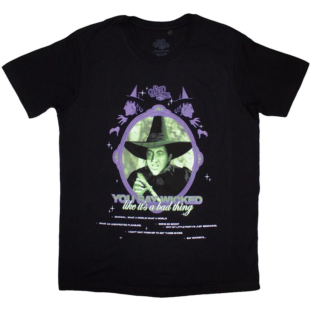 The Wizard of Oz You Say Wicked T-Shirt Black New L