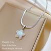 Real Gold Cold Necklace In The E-Commerce Good Goods Furnace, Women'S Collarbone Chain With Jewelry