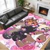Anti‑Slip Crystal Velvet Floor Rug, Cat Design Carpet for Indoor Living Bedroom Home Decoration