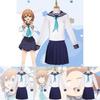 Stylische und entzückende Anime Cosplay Schuluniform aus Polyester-Spandex-Mischung, Mehrere Größenoptionen