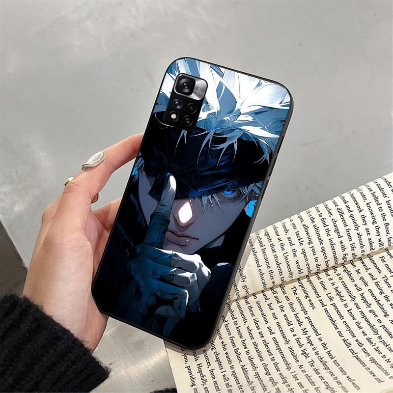 Jujutsu Kaisen Satoru Gojo Phone Case For Xiaomi Redmi note 13 12 Pro 11S 11 10 Pro 10S 12S Redmi 10 9C 13C