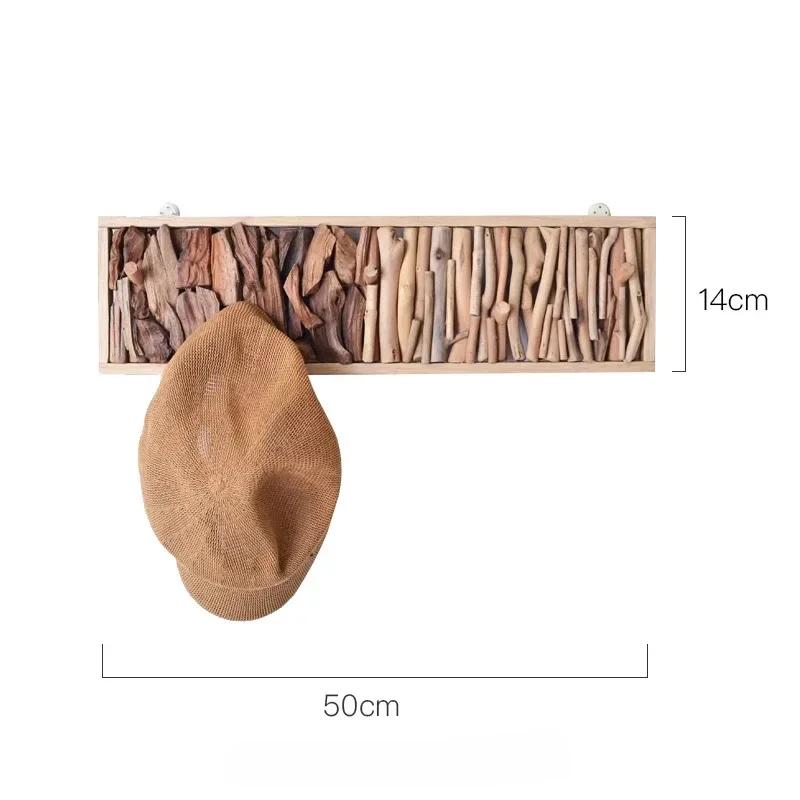 Креативная настенная вешалка для одежды из массива дерева, вешалка для одежды, полки для одежды, гардеробные, полка, прихожая, ручная работа, мебель для хранения