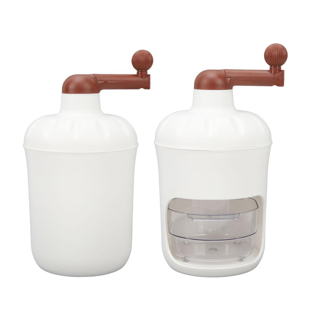 Hand Crank Ice Crusher Manual Shaved Ice Maker Machine Ice Shaver Snow Cone Machine