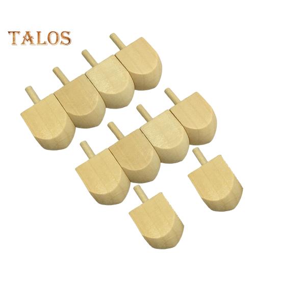 

10 шт. деревянная игрушка-волчок, тяжелый ручной вращающийся гироскоп, портативный самодельный вращающийся волчок, обучающая настольная игрушка для детей, подростков, взрослых, подарок