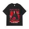 275 GSM Washed T-shirts 100% Cotton Naruto V22 Itachi Print Unisex Heavy Cotton T Shirt