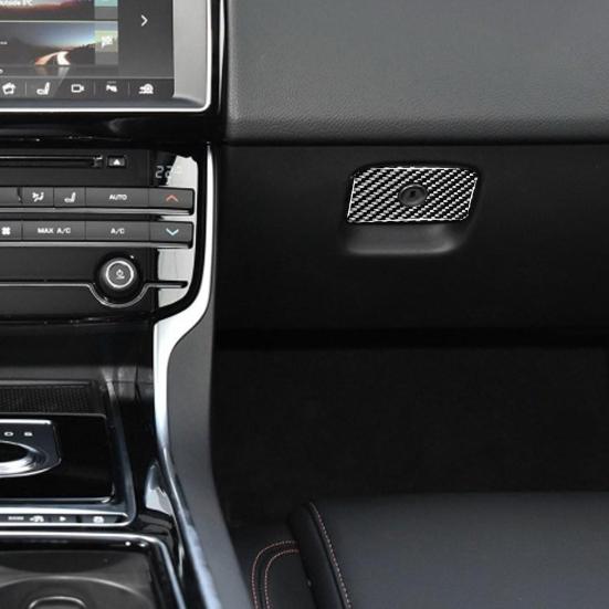 

Автомобильные наклейки Водонепроницаемый самоклеящийся дизайн углеродного волокна Автомобиль Второй пилот Коробка для хранения Наклейка на ручку для Jaguar F-PACE X761