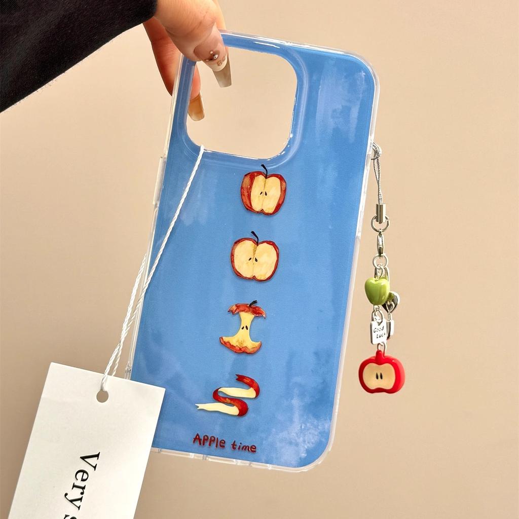 Fun Graffiti Apple Suitable for Iphone15 Couples 16ProMax Mobile Phone Case 13 Apple 14P Pendant