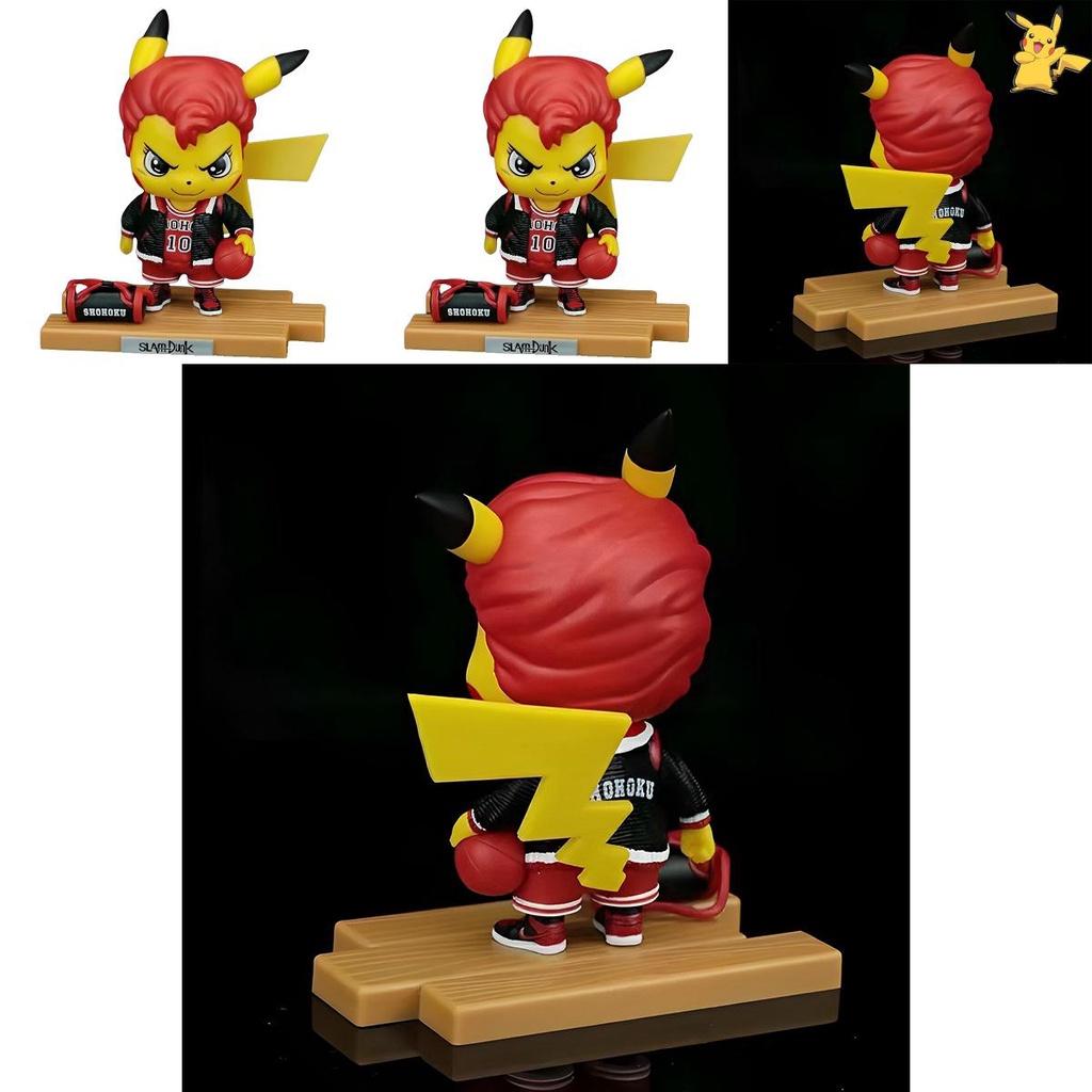Gk Cs Ko Slam Dunk Sakuragi Pikachu Figure Collectible Model