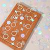 200Pcs Iridescent Birthday Party Confetti, Bachelorette Party Table Confetti Bride Diamond and Ring Shape Paper Confettis for Engagement