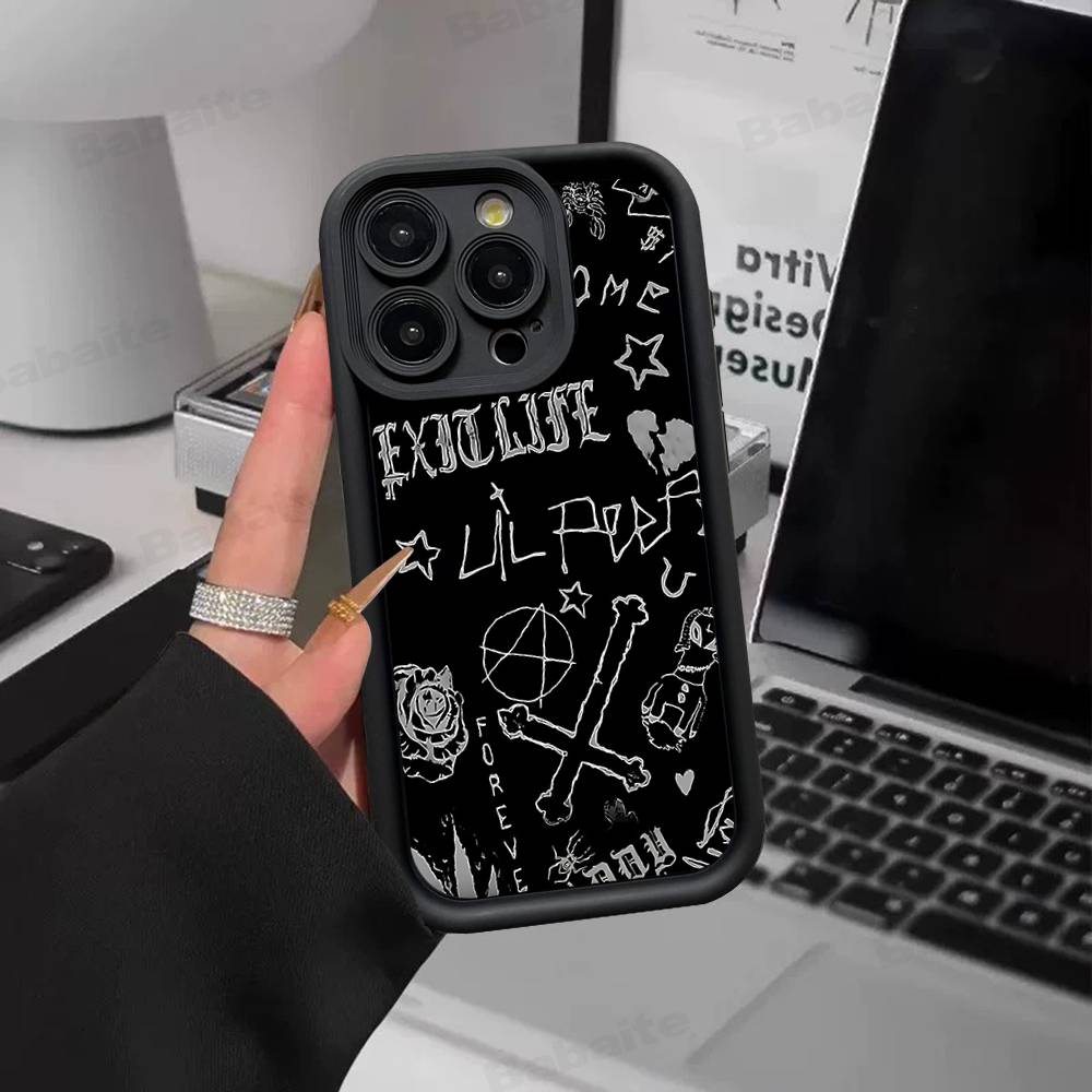 Sänger Rapper L-Lil Peep Handyhülle Für IPhone 17 16 E 15 14 13 12 11 Pro Max Plus Rückseite