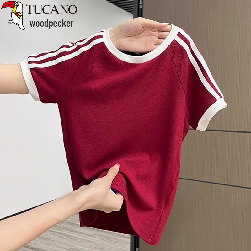 Woodpecker Women s Cropped Short Sleeve T-Shirt M