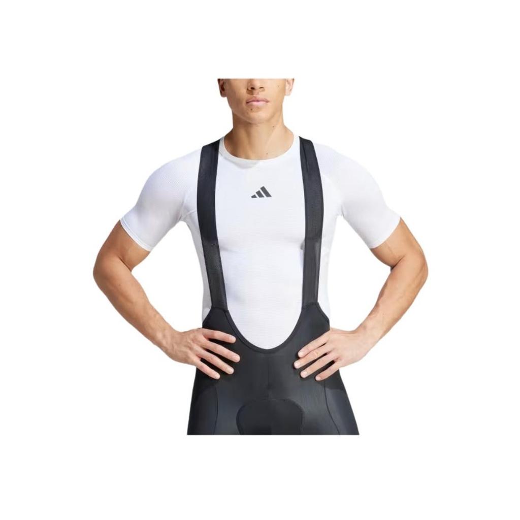 Adidas Cycling SS24 Logo Short Sleeve T-Shirt Men Tops White IP9959