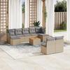 VidaXL Garden Lounge Set with Cushions 10 Pcs, Patio Sofas, Patio Furniture Set, Outdoor Furniture, 3256192