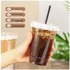 Disposable Transparent Plastic Milk Tea Cup Set