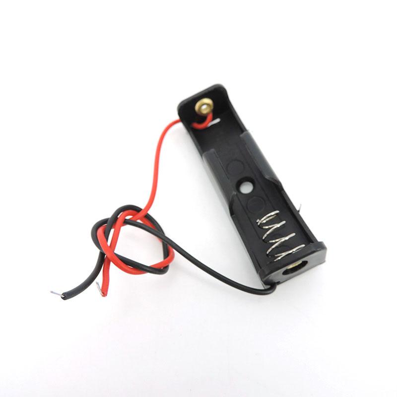 10 buc 1 slot port AA dimensiune 1.5v baterii de alimentare cutie suport cabluri cu 2 pini fir en-gros