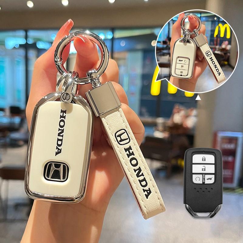 Car For Honda Civic CR-V HR-V VEZEL JAZZ Accord Jade Crider Odyssey 2015-2018 Fashion TPU d Remote Key Case Fob Cover Holder Shell