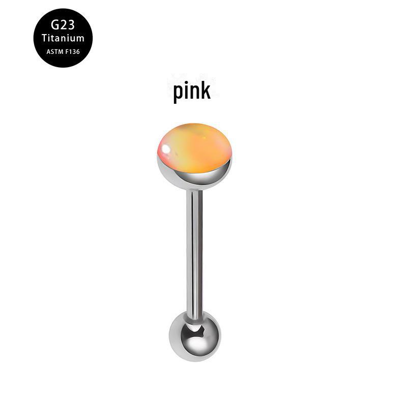 Titan 14G G23 Gerade Stange Ohrbrücke Piercing Schmuck - Phantomfarbe