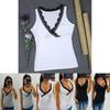 Breathable Sexy Lace Women Vest Tops V-neck Sleeveless Summer Tank Blouse For Everyday Wear