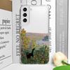 Vintage Oil Painting Van-Gogh Black Cat Phone Case for Samsung Galaxy A14 A16 A55 A54 A36 A53 A13 A15 A25 5G Scenery Clear Cover