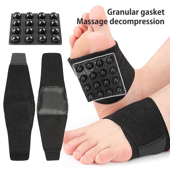 Arch Support Compression Sleeves for Flat Arch Adjustable Plantar Fasciitis Brace Unisex Orthotic Arch Support Wrap for Fallen Arch