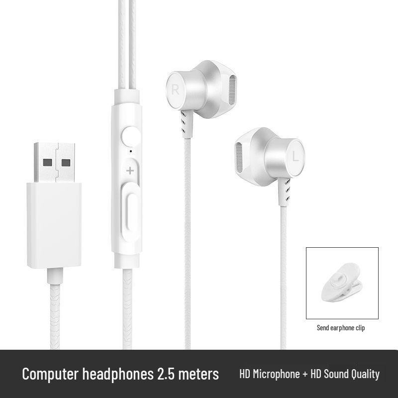 Wired In-Ear Headphones with Microphone, 3m Cable, Great for Live Broadcasts and Monitoring