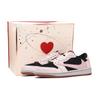 Travis Scott X Air Jordan 1 Vintage Basketball Shoes Unisex Low Top Black, Pink DZ4137-700(Team-)-Random Packaging Bags