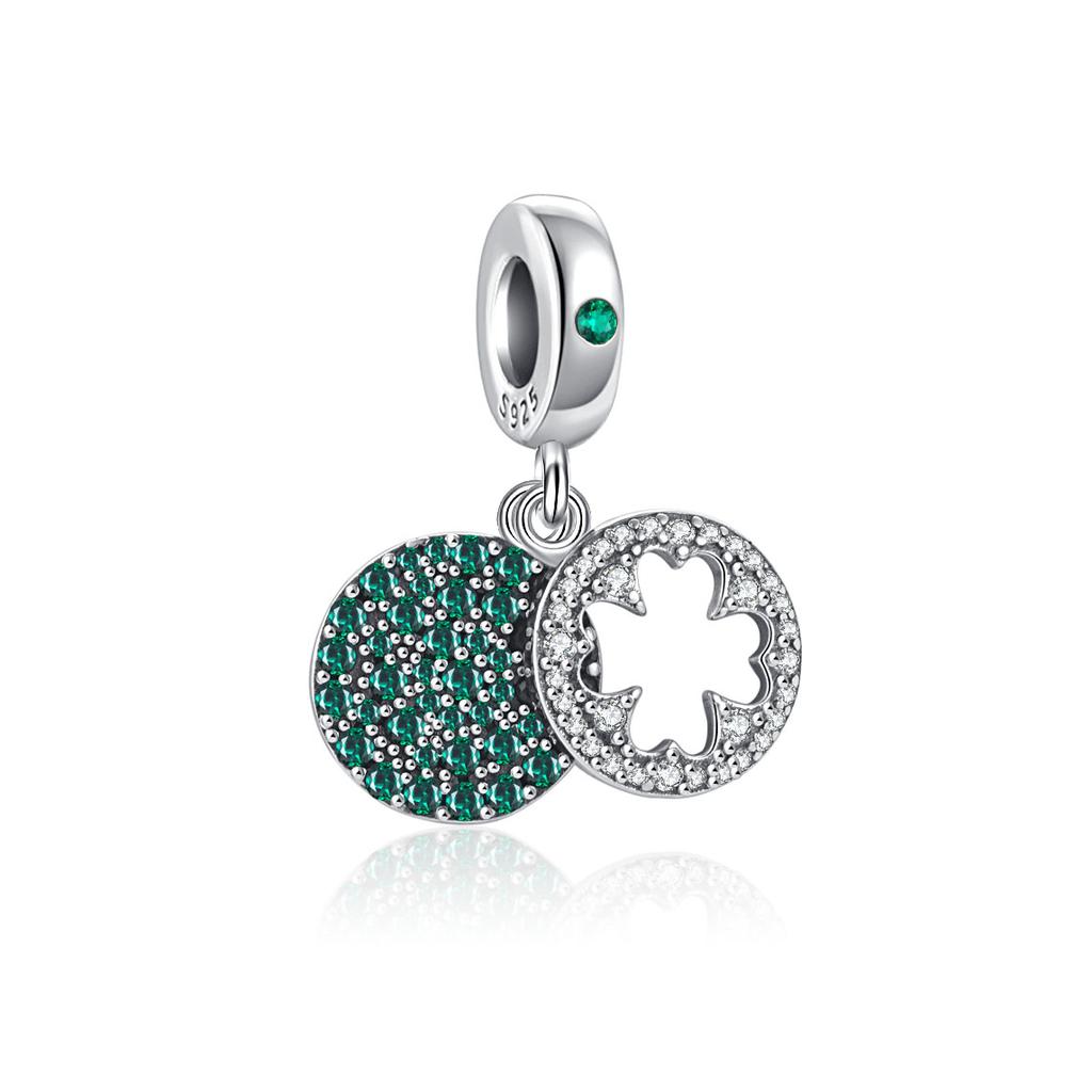 Latest Exquisite Charms Fit Pendant Original Bracelets Lucky Grass Leaf Copper Craft Charms Beads Diy Jewelry Crafting