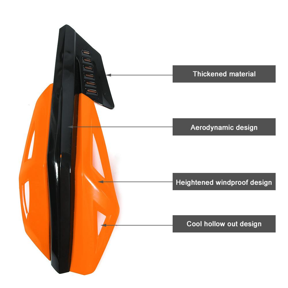 Motorcycle Hand Guard 7/8in 22mm ABS Fall Resistant Protector Universal for Motorcycle Electric Bike ScooterClaybank