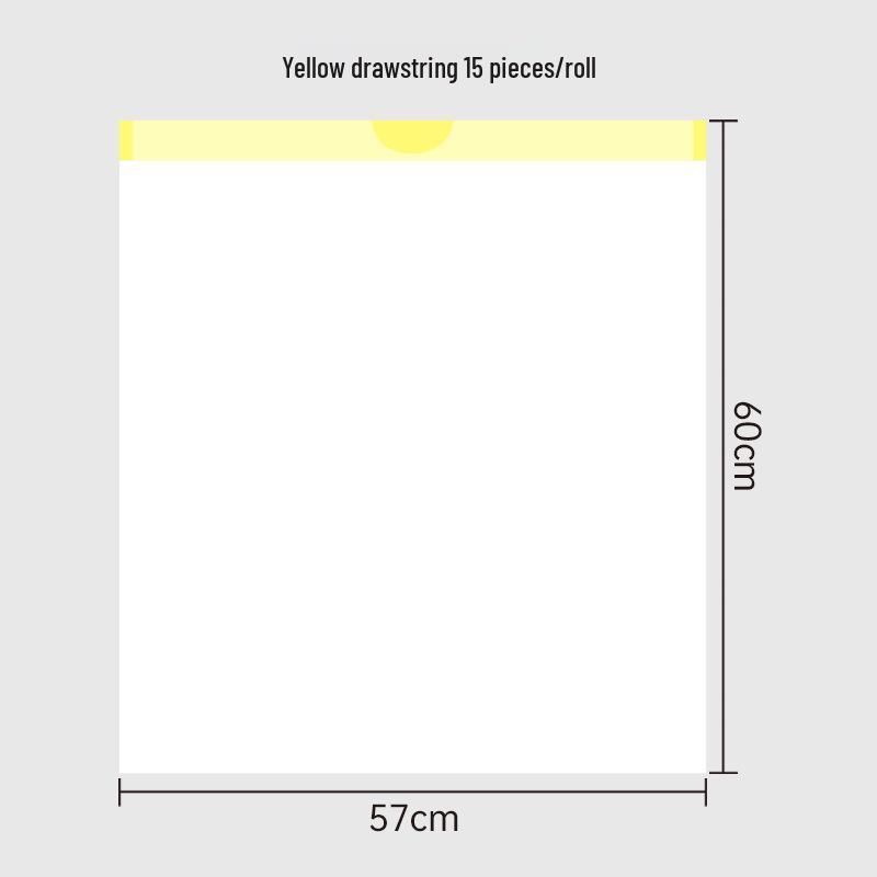 Thickened Automatic-Closure Drawstring Garbage Bags for Household Cleaning
