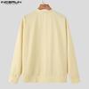INCERUN Oversized Men Batwing Sleeve Buttons Up Casual Kimono Cardigan Tops