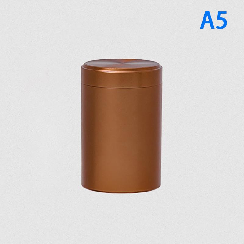 Aluminum Storage Jar Portable Seal Tea Canisters Mini Tea Storage Containers Tea Coffee Tin For Candy Chocolate Sugar Spices