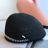 202604-CW-oras  ins chic SUMMER Breathable plant fiber grass fold lady beret cap women leisure Painter Pumpkin hat