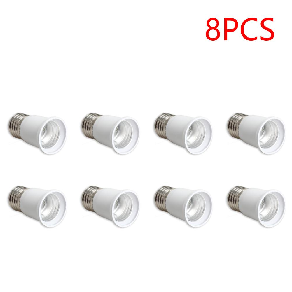 

E27 Socket Extender Light Bulb Socket Extension Flame Retardant Lamp Holder Adapter E27 To E27 Standard Medium Base for Home Use