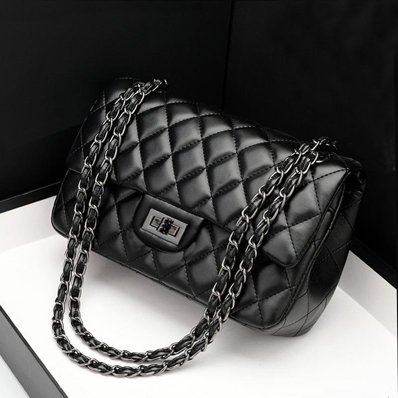 

Женская роскошная сумка-тоут Горячая распродажа Новая корейская универсальная ретро-принт сумка-подушка Бостон Сумка через плечо Кроссбоди (20cm<Max Length<30cm) коричневый