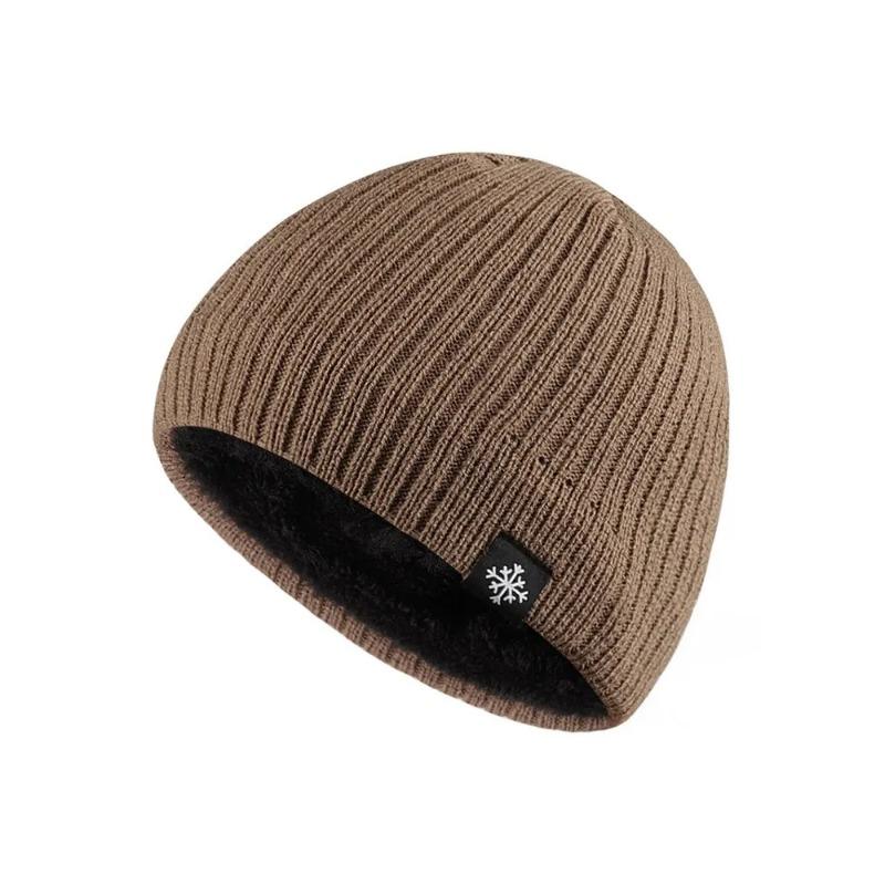 

Новая корейская версия простой вязаной шапки из ткани со снежинками, теплая шапка для спорта на открытом воздухе и отдыха для мужчин и женщин