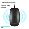 Deli LN200-B Wired Ergonomic Quiet USB Mouse