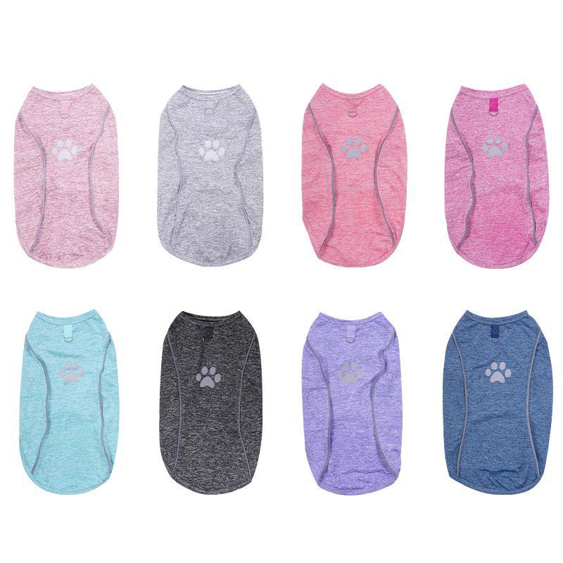 Letnie Luminescencyjne Ubranka dla Psa z Paskami Odblaskowymi dla Teddy, Pomeraniana i Mopsa