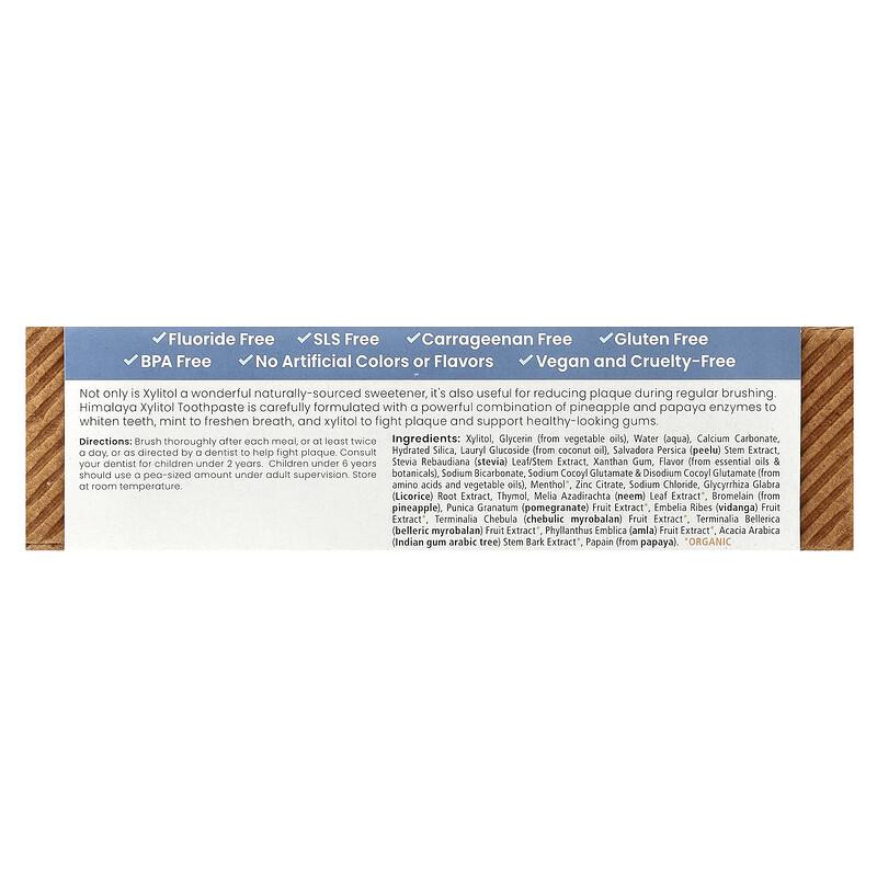 Xylitol Toothpaste, Mint, 4 Oz (113 G)