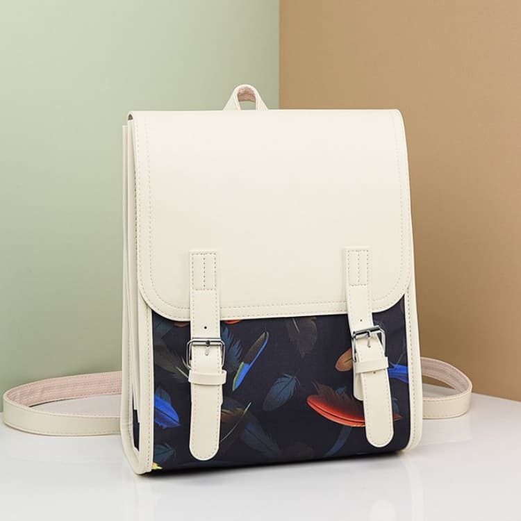 Backpack Women's Vintage College Wind Large Capacity Backpack