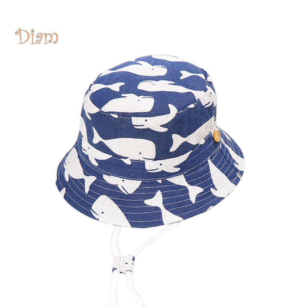 FS Kids Cartoon Animal Print Wide Brim 