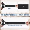 Adjustable Bed Sheet Straps with Durable Metal Clips 4 Pack for Sheets Sofa Covers Curtains and Tablecloths, Black