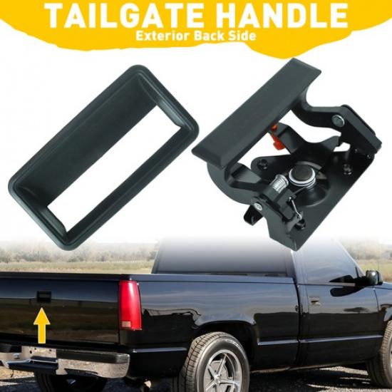 

Tailgate Handle & for Chevy GMC CK Bezel 1500 2500 3500 Pickup Truck Set of 2