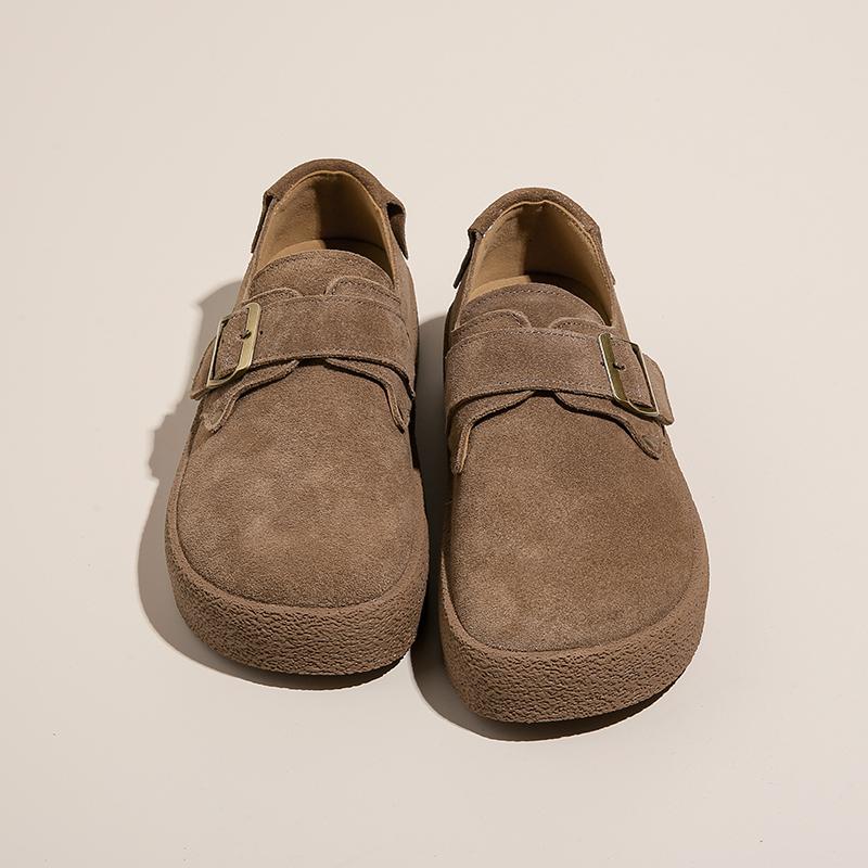 

Мода 2024 года, новые женские туфли на плоской подошве, весна и осень, хит продаж, вулканизированная обувь на толстой подошве, универсальная однотонная повседневная обувь 40 хаки