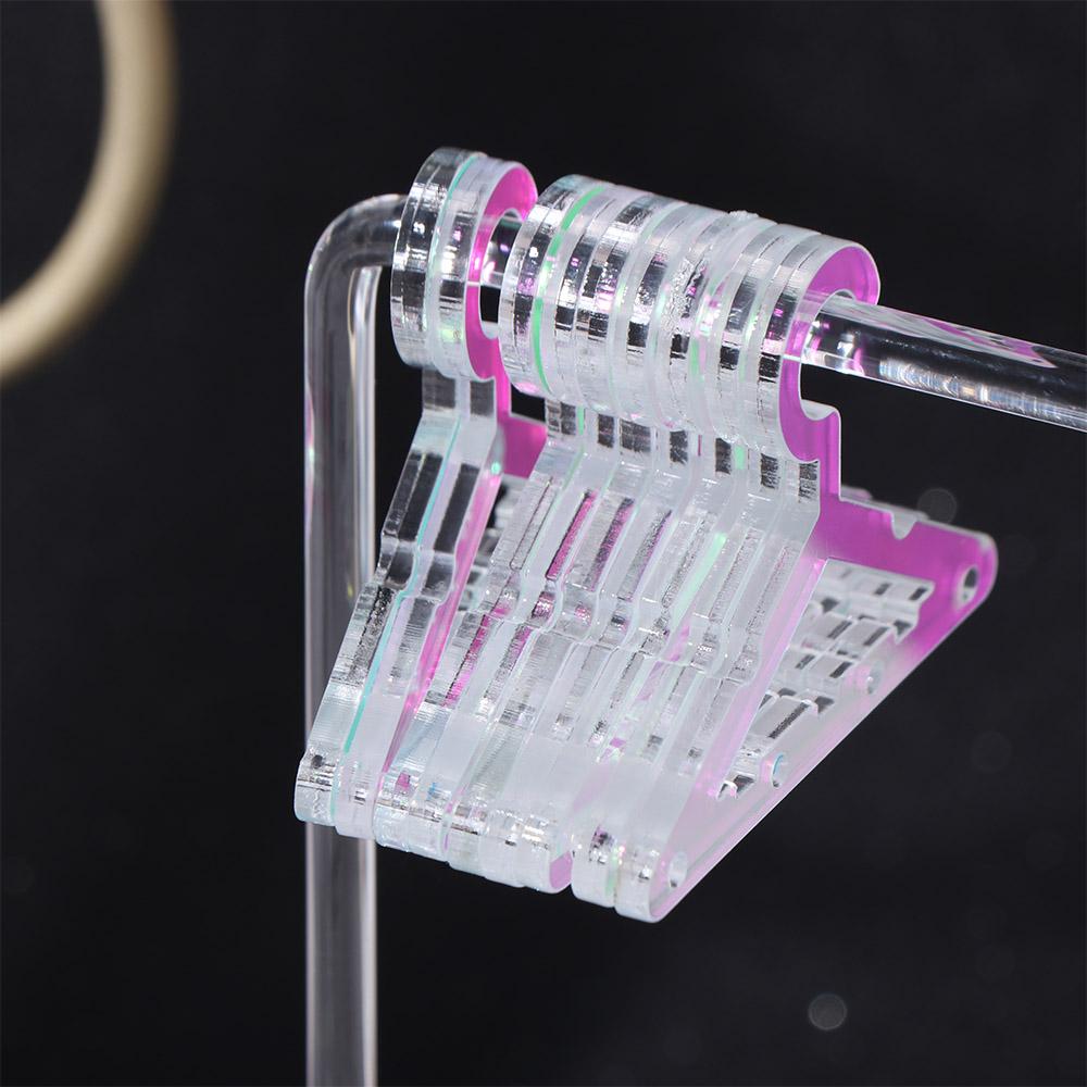Jewelry Organizer 16pcs Hangers Shaped Jewelry Holder Clothes Hanger Ear Studs Stand Women Girls