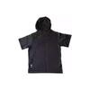Li Ning Casual Solid Color Hooded Short Sleeve T-Shirt Men Tops Black AAES001-1